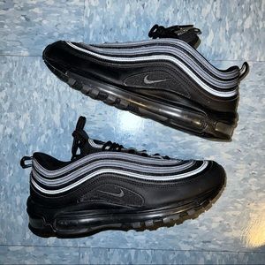 Nike Air Max 97 Blackout 3M Women Size 10/Men 8.5 yeezy.jordan.black.trainer.yzy